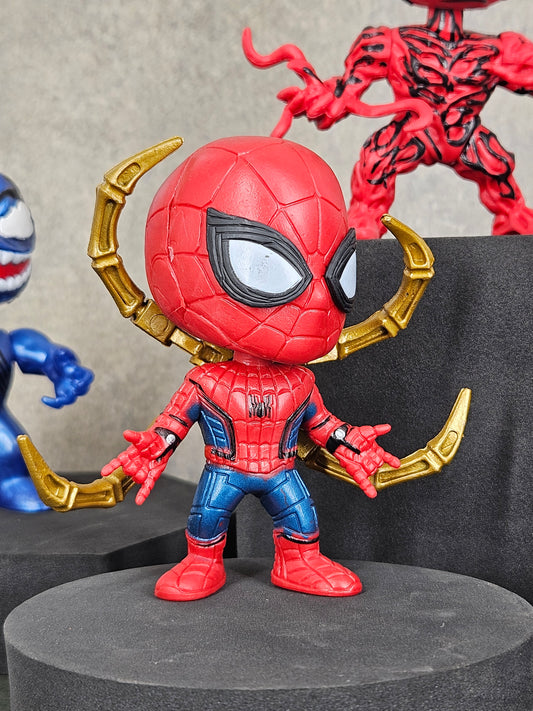 Marvel Spiderman Venom Deadpool Action Figure Set | 10 cm | Pack of 6