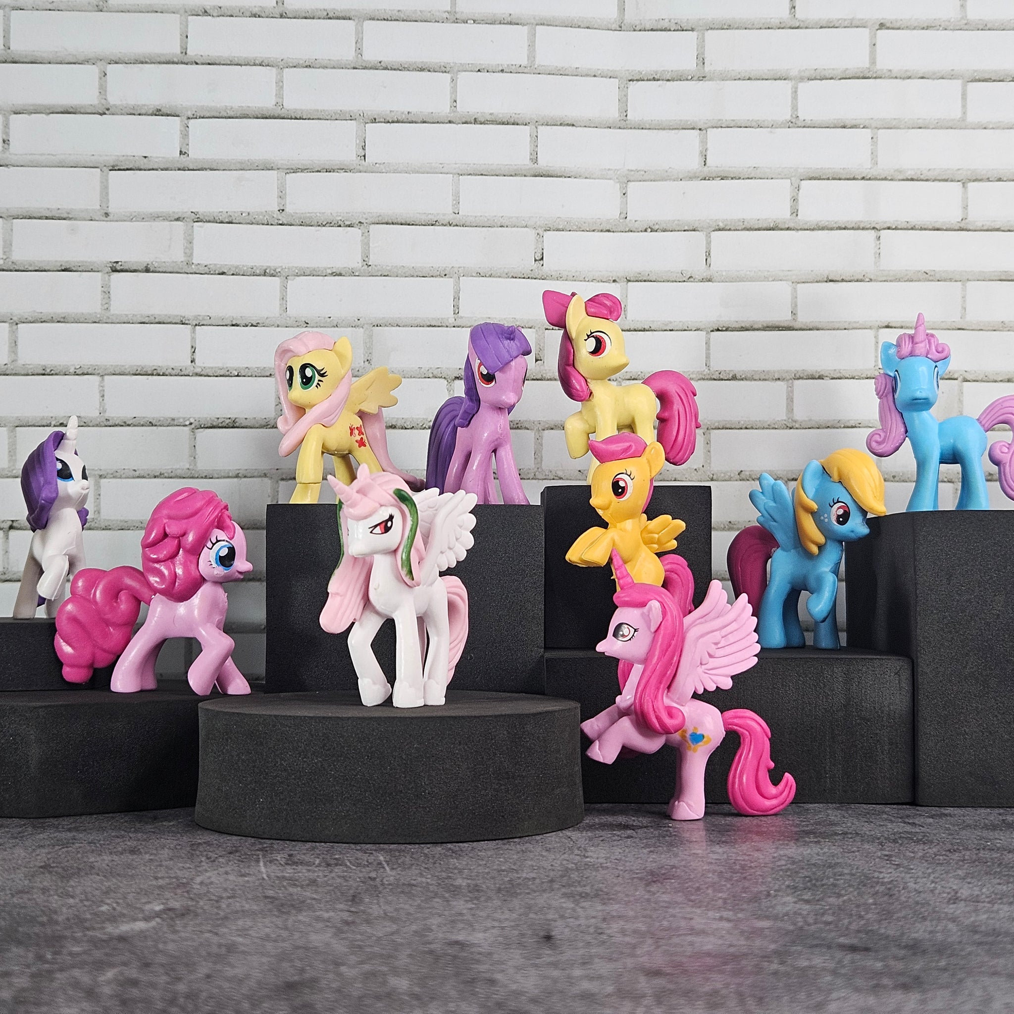 Cute Unicorn Little Pony Set 12 Pcs Kids Play Set | Best Gift | 7 CM