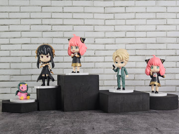 SPY x FAMILY Anime Action Figure Set | 5 Collectible Figures | PVC | 10 cm
