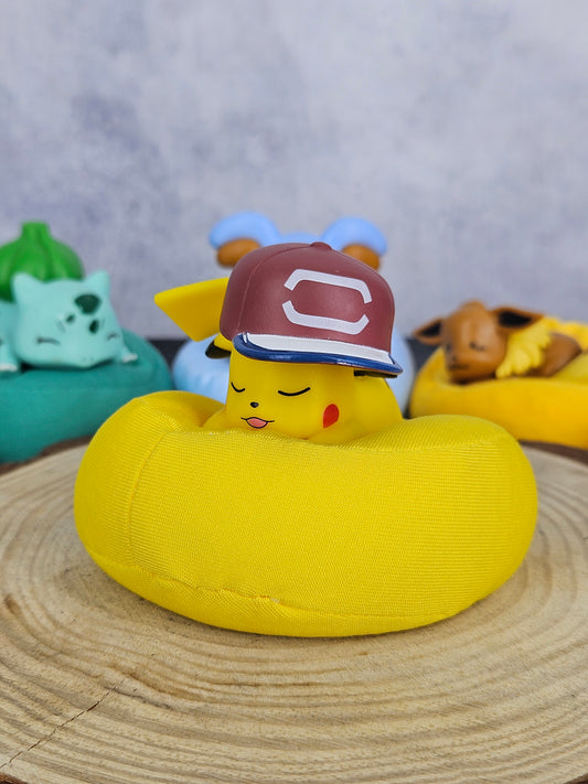 Pokémon Sleeping Figure Set | Set of 6 Collectible Miniatures