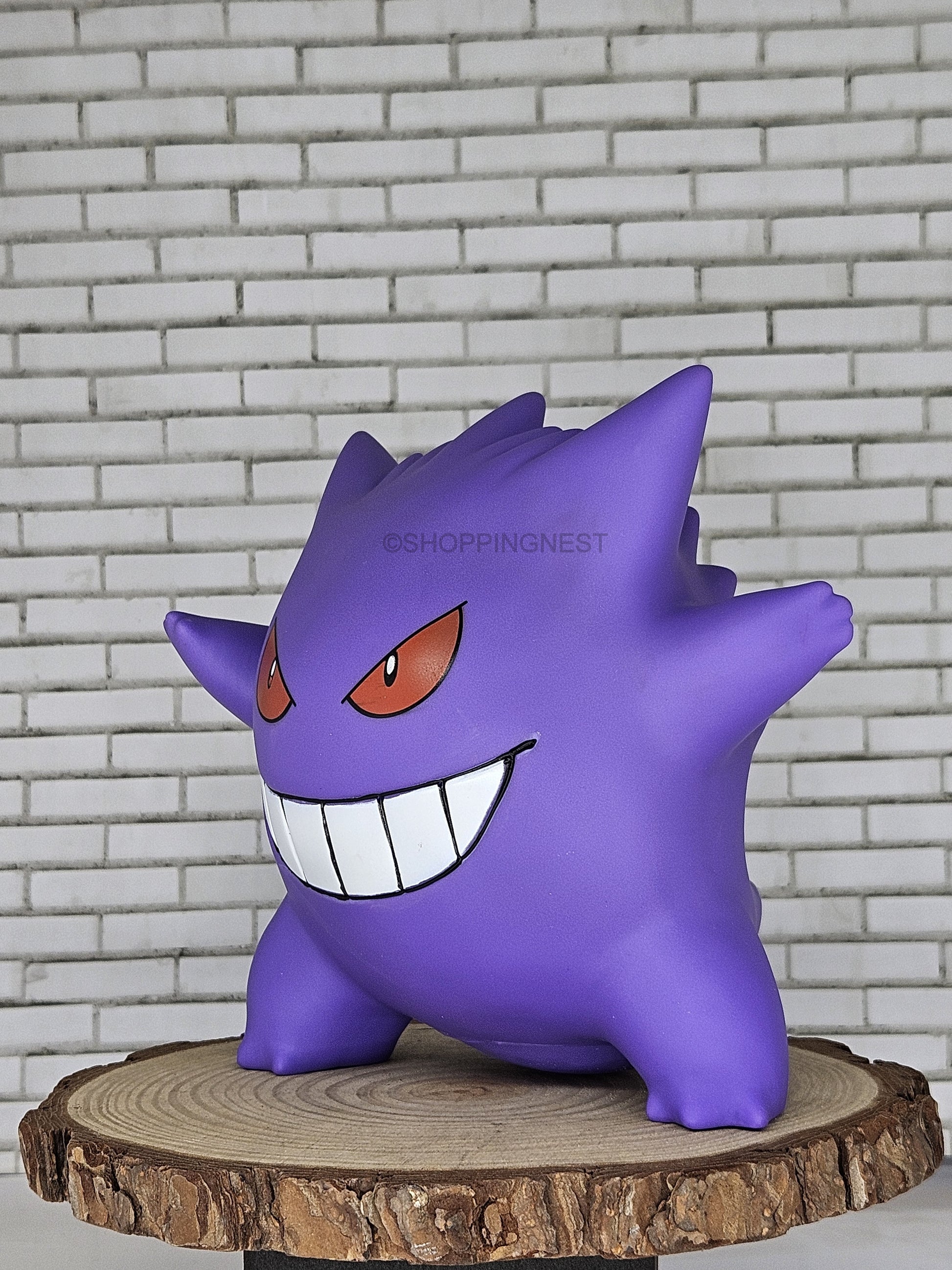 Gengar left side face action figure 
