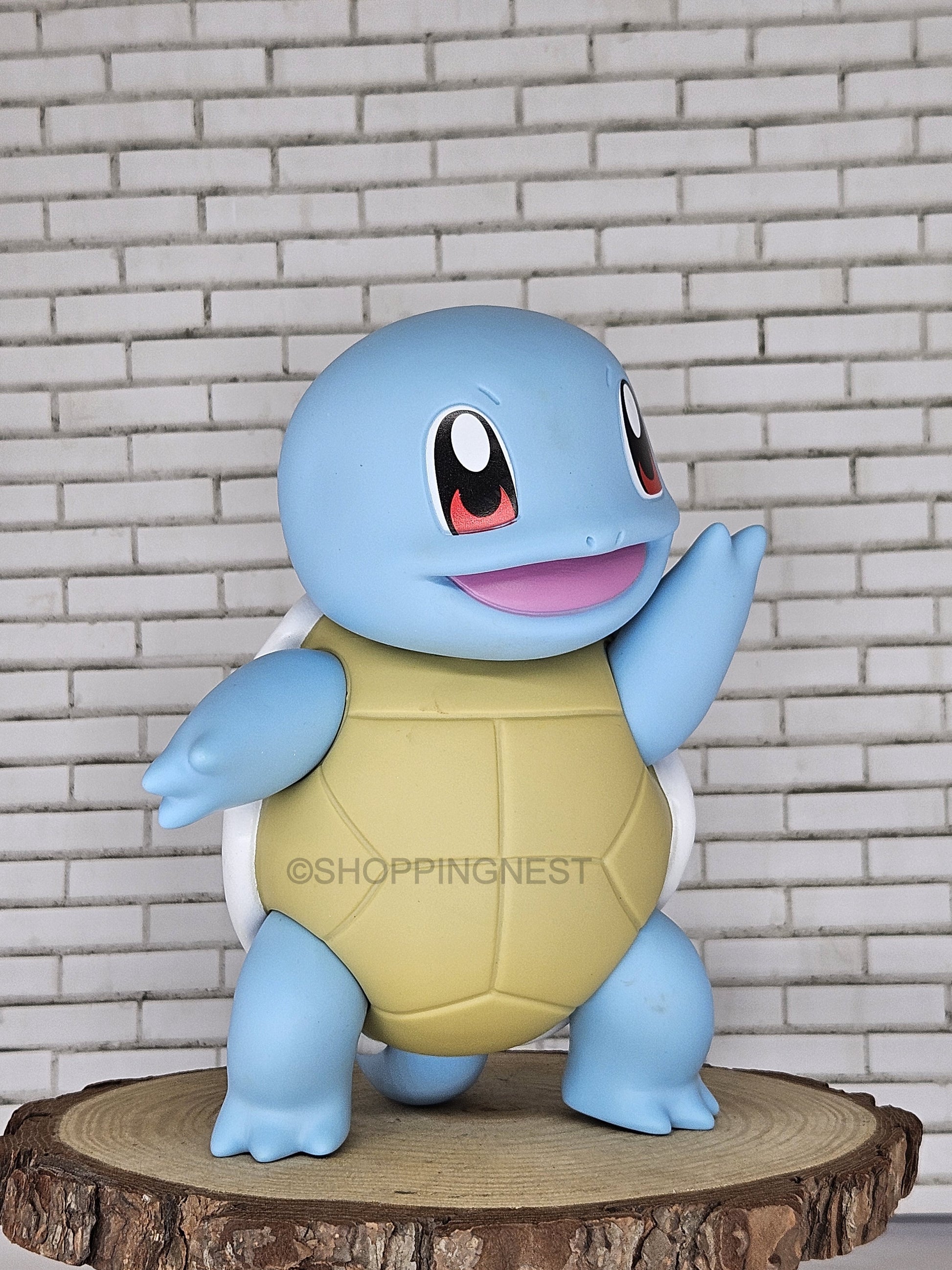 Squirtle action figure in right side face look 
