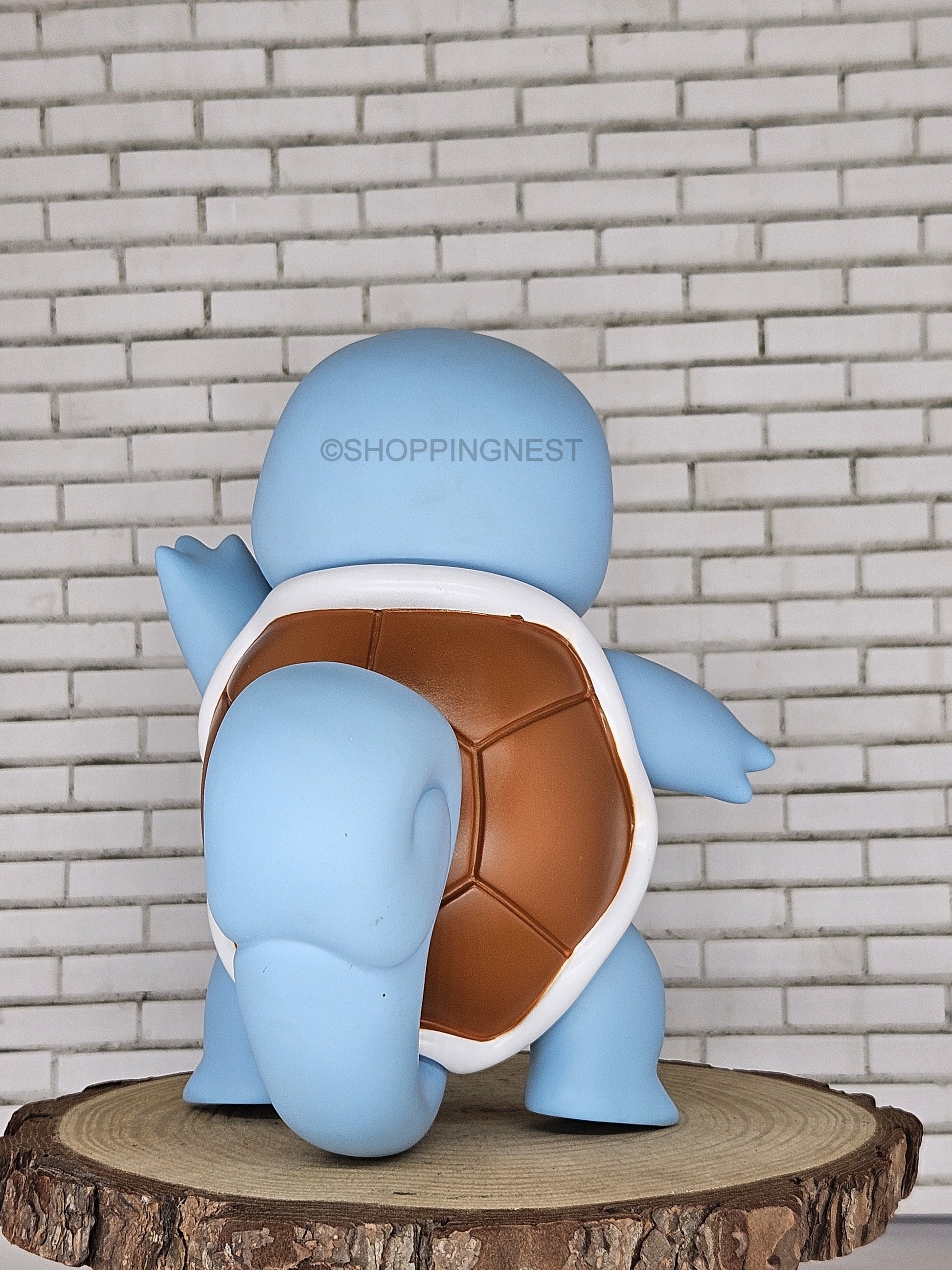 Squirtle action figure in back side look