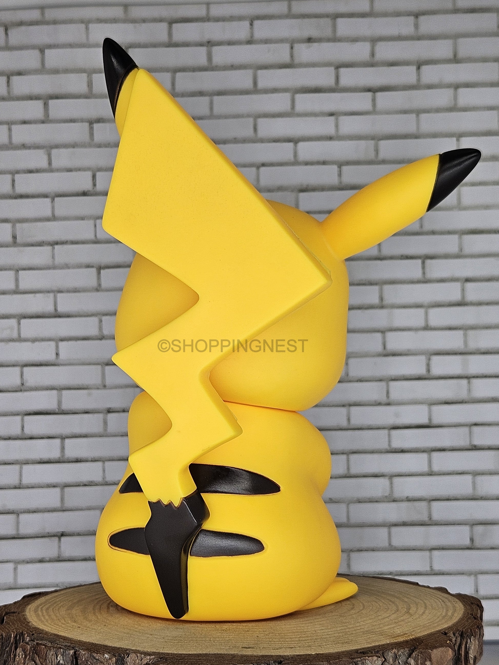 Pikachu action figure in back side look 