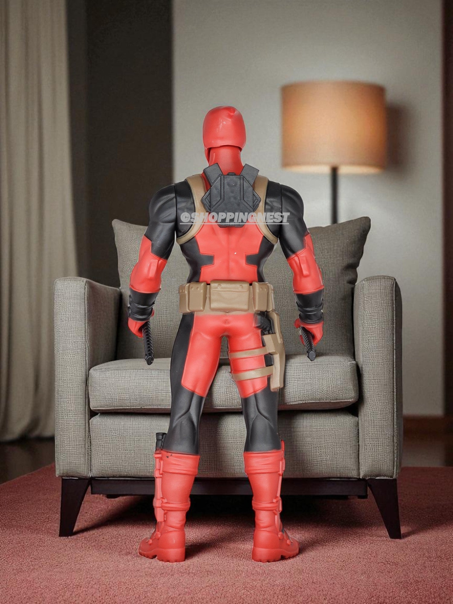 Deadpool Action Figure (23 cm) back side look image 