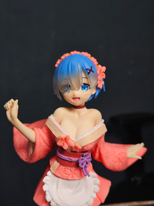 Re Zero Rem Sakura Cherry blossom Precious Action Figure | 23 cms |
