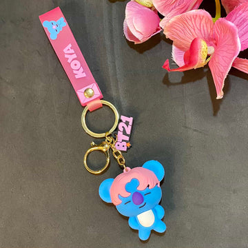 BTS Band Koya Premium | Silicone 3D Lanyard | Keychain