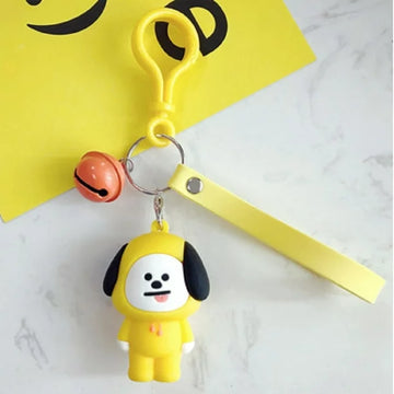 BTS Band Chimmy | Silicone 3D Lanyard | Keychain