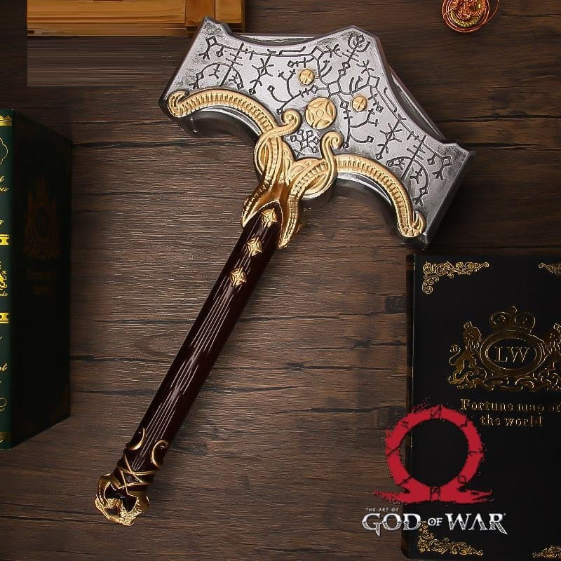 God of War Lifesize Weapon Thor Hammer Role Playing For Children N Cosplay