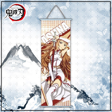 Sword Art Online Asuna Anime Wall Scroll Poster | 70 x 25 Cms |