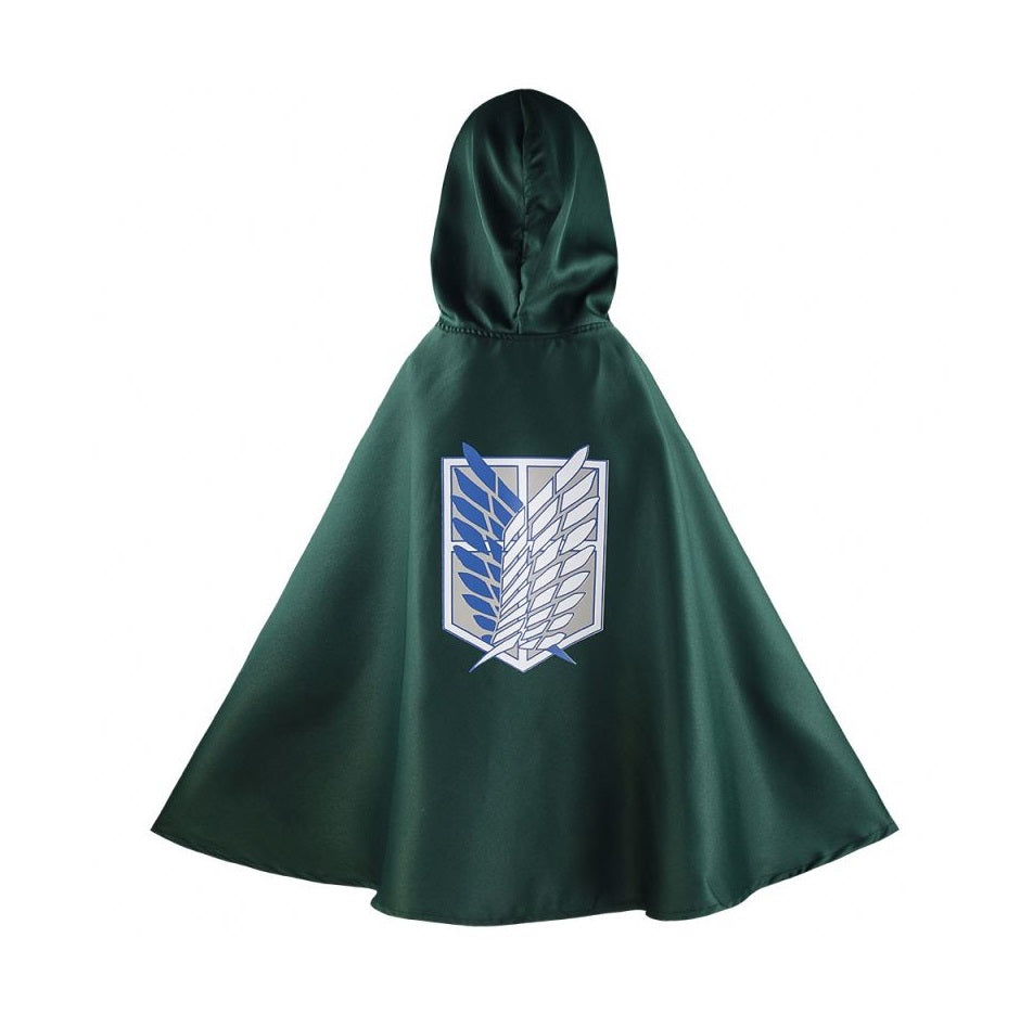 Attack on Titan Green Hoodie Cloak Anime Cosplay | Unisex | One Size |