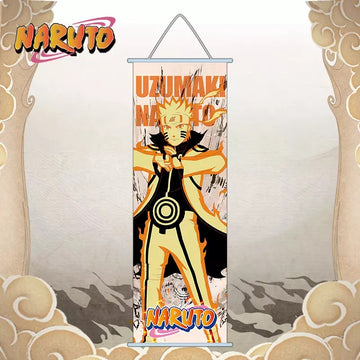 Naruto Uzumaki Sage Mode Anime Poster Wall Scroll | 70 x 25 Cms |