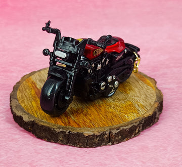 Harley Davidson Real Life Bike Keychain |  Red Miniature Model For Collection |