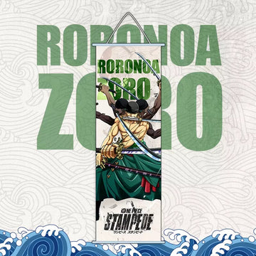 One Piece | Roronoa Zoro Anime Poster Wall Scroll | 70 x 25 Cm |