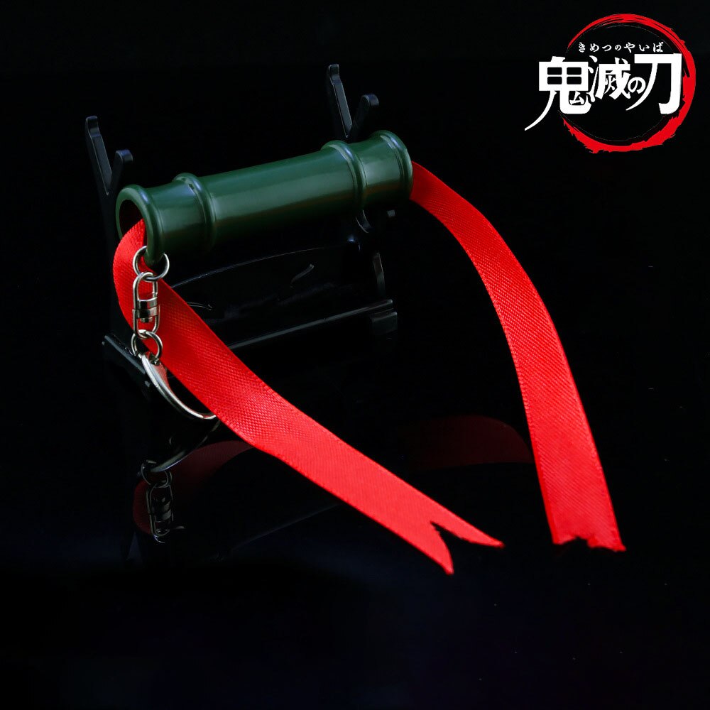 Demon Slayer Kamado Nezuko Bamboo Tube 7 Cms Weapon For Cosplay Keychain