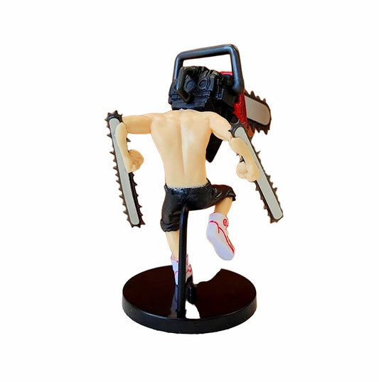 Chainsaw Man | Denji Shirtless and Pochita Set Of 2 Anime Action Figurine Set | 11 cm |