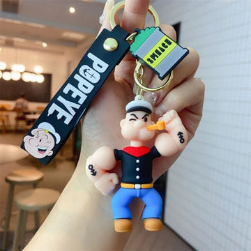 Popeye The sailor Man | Model B | 3D Silicone Keychain