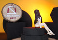 NEZUKO KAMODO SITTING WAIFU FIGURE LEFT SIDE 