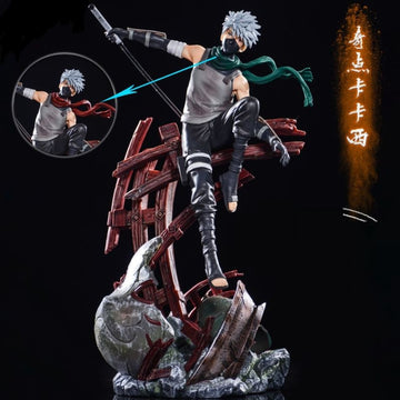 Naruto Hatake Kakashi Anbu Black Ops Action Figure  | 33 Cms |