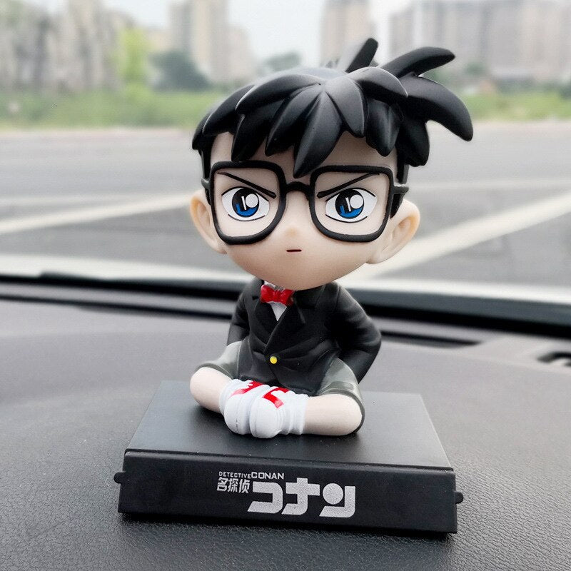 Detective Conan Bobblehead With Mobile Holder For Cars| 14.5 CMS |