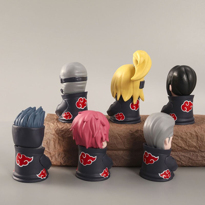 Naruto Palm Series Akatsuki Full set Of 6 Action Figure | 10 CMS |