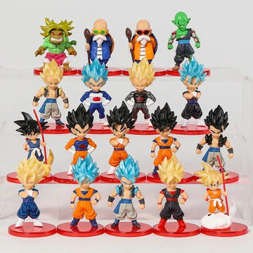 Dragon Ball Z Anime Action Figure Set of 18 | 7cm |PVC| Mini Collectible Figurines by ShoppingNest
