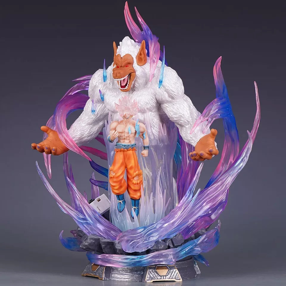 LED Goku Ultra Instinct Ape Dragon Ball Z 33 cm Figure | PVC | Collectible by ShoppingNest