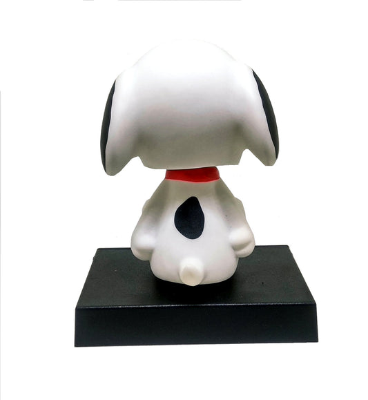 Snoopy Bobblehead | Mobile Holder For Cars, Desk & Study Table| 14.5 Cms |