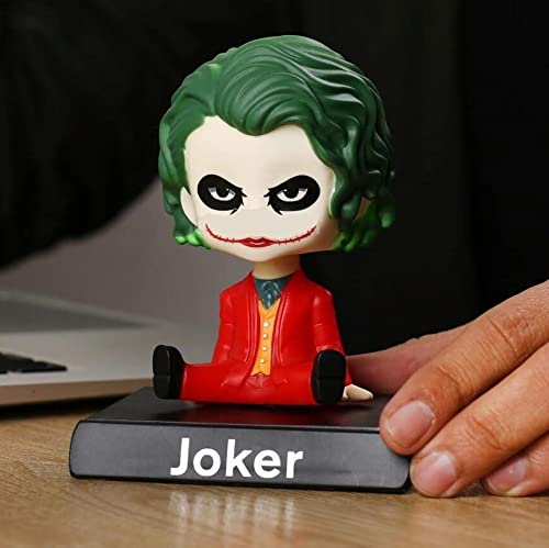 Joker (Red) Bobblehead With Mobile Holder For Cars |14.5 CM |