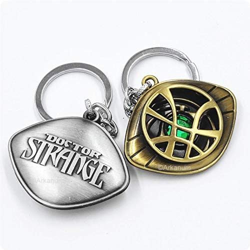 Doctor Strange |Infinity TIME Stone | Gold Metal Keychain |