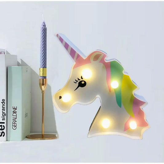 Unicorn Lamp LED Night Light 3D Marquee Lamp |Table Decoration|