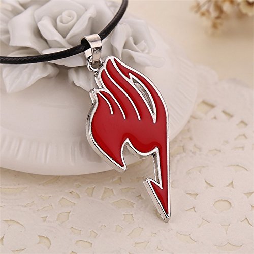Anime Fairy Tail Natsu Dragneel Guild The Union Flag Pendant Necklace