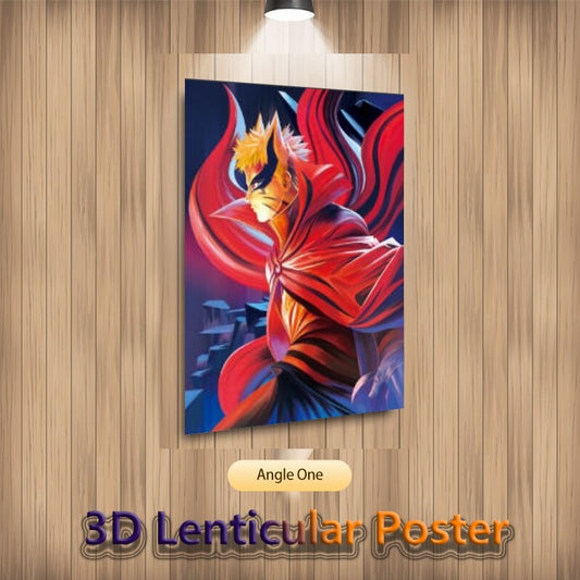 3D | Naruto Model 2 Poster | 11.6 x 15.5 Inches | 3 Pics In 1 |