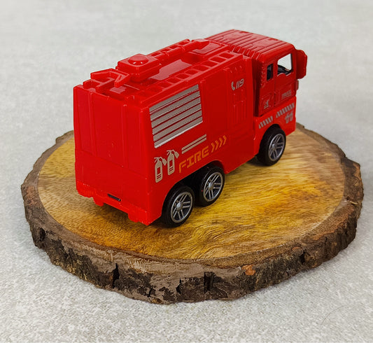 Fire Brigade Truck Keychain | Model 5 | Red Miniature Truck | With Moveble Centrifugal Pump |