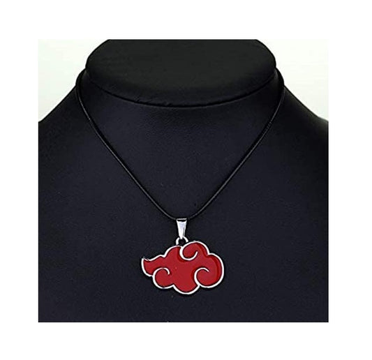 Naruto Akatsuki Member Cosplay Red Cloud Shape Anime Necklace