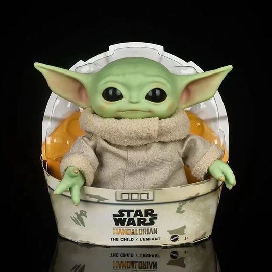 The Mandalorian | Star Wars | Baby Yoda Grogu The Child Soft Toy Figure | 28 Cms  |