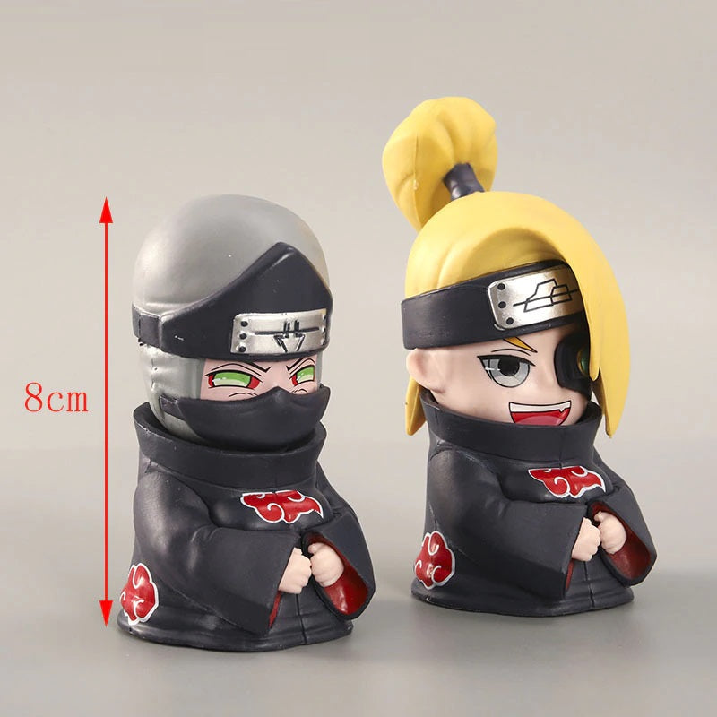 Na-ruto Palm Series Akatsuki Full set Of 6 Action Figure | 10 CMS |
