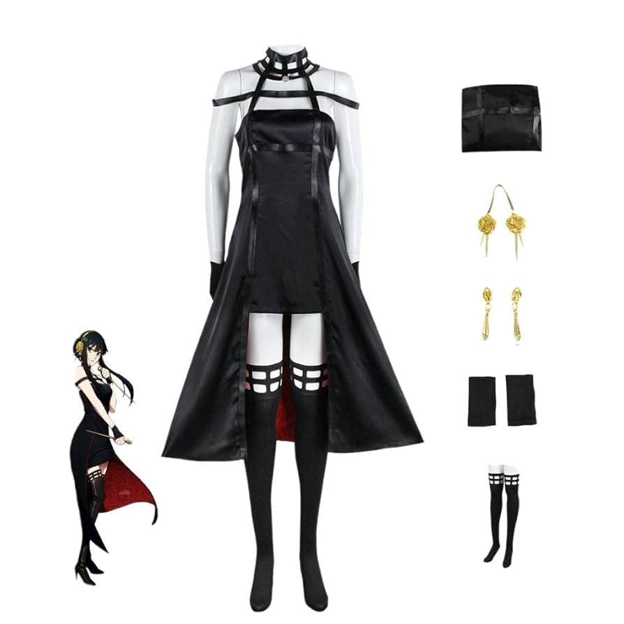 SPY x Family Yor Forger Cosplay Costume | Anime Outfit for Fans | PVC Collectible by ShoppingNest