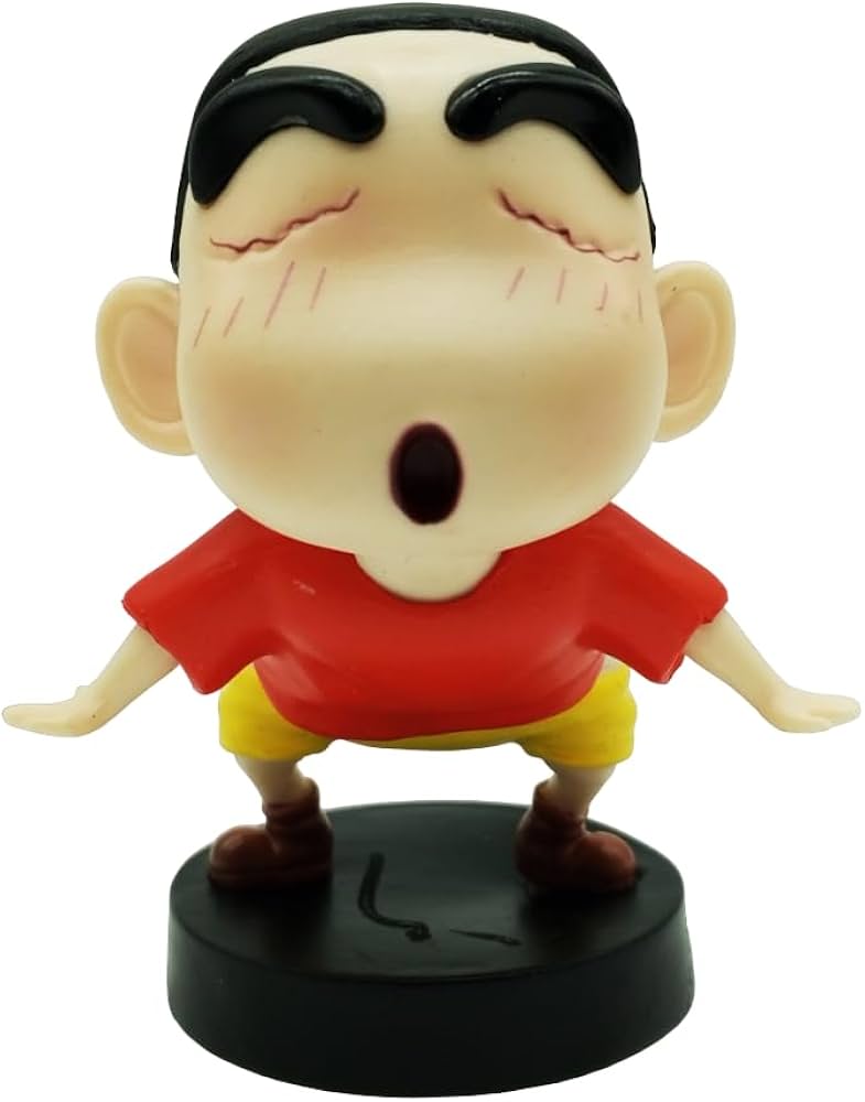 Shinchan Bobblehead Butt Shake 11 CM Collectible Figure | PVC Fun Figure by ShoppingNest