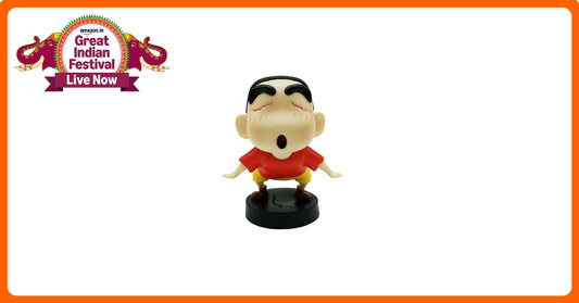 Shinchan Bobblehead Butt Shake 11 CM Collectible Figure | PVC Fun Figure by ShoppingNest