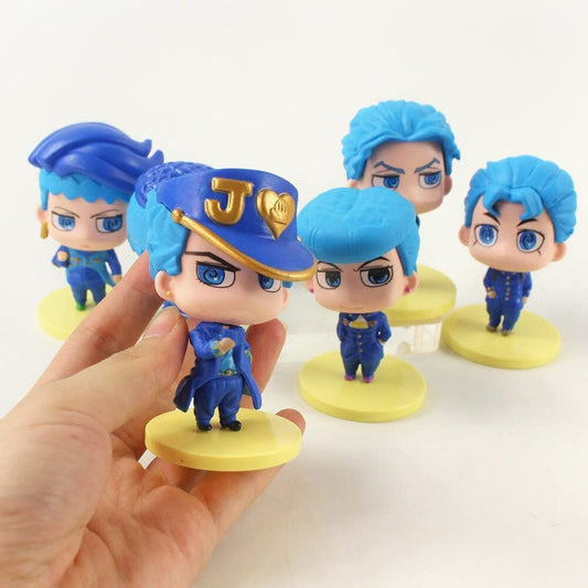 JoJo's Bizarre Adventure Action Figure Giorno Jolyne Jotaro Dio Noriaki Set of 6 |  7.5-8CM  |