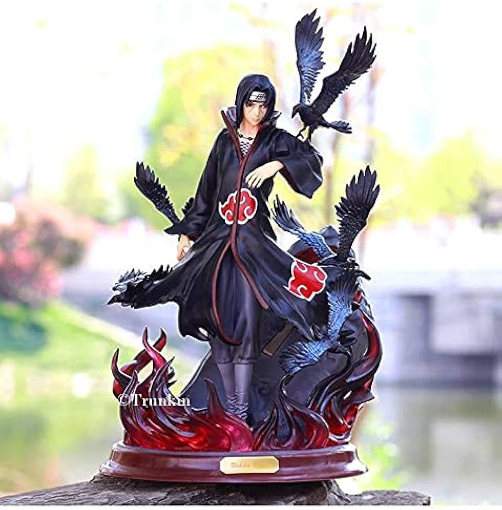 Naruto Uchiha Itachi Action Figure with Crow | Two Face | 28 cm