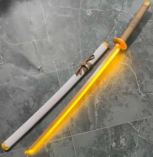 LED True Destined Unnamed Sword Version II | Samurai Katana | WHITE OBSIDON | Zenitsu