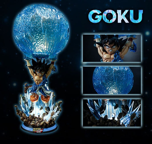 Dragon Ball GT Goku Spirit Bomb Action Figure With Lights | 50 Cms |