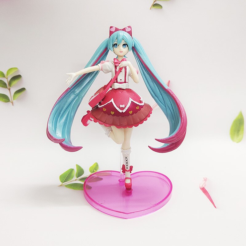 Anime Figure Ribbon Hatsune Miku Series Super Action Figure Ribbon Heart | 22cm