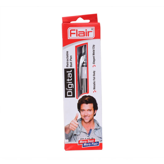 FLAIR DIGITAL RETRACTABLE BALL PEN | PUSH SYSTEM | STATIONERY |
