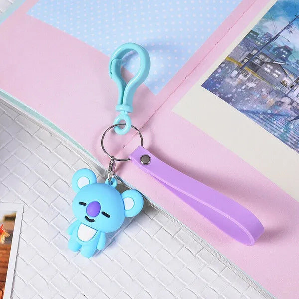 BTS Band Koya | Silicone 3D Lanyard | Keychain