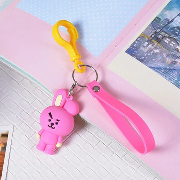 BTS Band Cooky | Silicone 3D Lanyard | Keychain