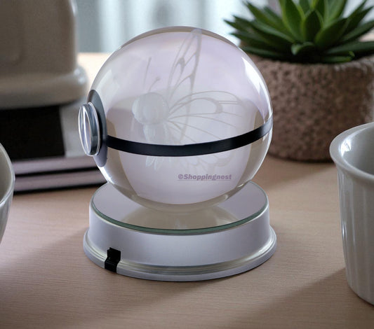 Pokémon Crystal Poké Ball 3D without light 