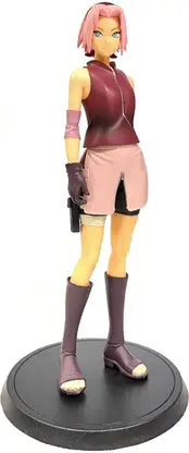 Na-ruto Anime Sakura Haruno Action Figure Cute Pose | 27 CM |